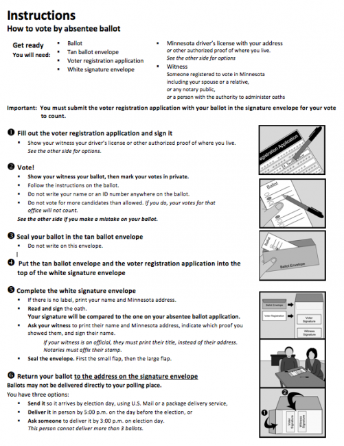 Full page of instructions - After revisions
